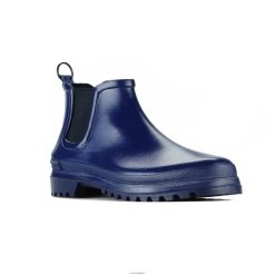 botte chelsea 974 bleu foncé HNJ8BP192 Novesta bottes en caoutchouc