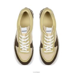 marathon vegan trail marron HNJ8BP136 Novesta baskets