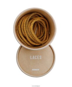 pes lacets jaeger jaune/noir HNJ8BP301 Novesta accessoires