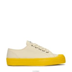 s.m.99 beige/830 jaune HNJ8BP52 Novesta baskets