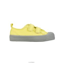 s.m.kid velcro 85 ctr/212 gry HNJ8BP292 Novesta chaussures végétaliennes