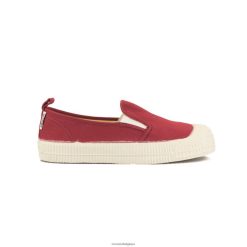 star slip-on kid 30 rouge HNJ8BP229 Novesta chaussures végétaliennes
